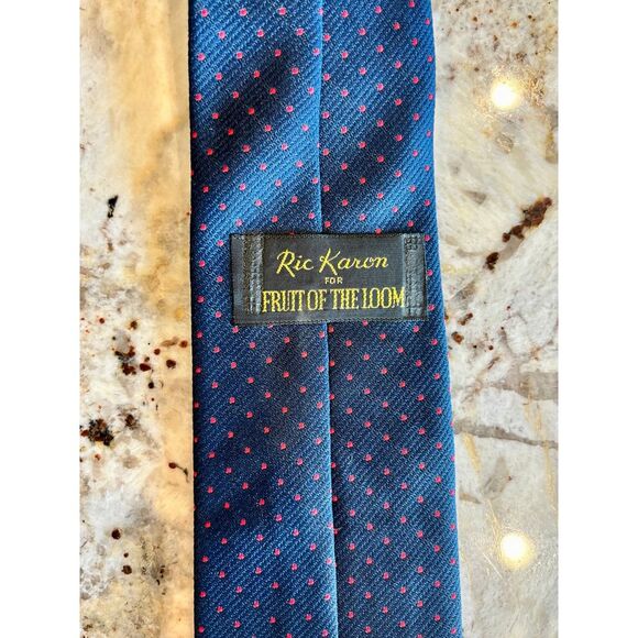 Vintage Ric Karon for Fruit of the Loom Tie - School - Picture 5 of 5